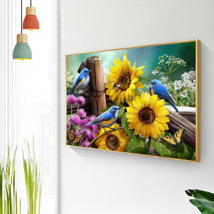 Sunflower - Full Round Drill Diamond Painting 40*30CM