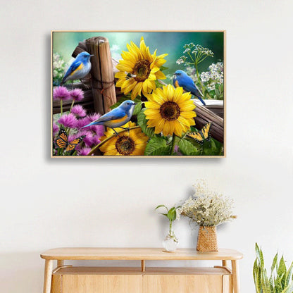 Sunflower - Full Round Drill Diamond Painting 40*30CM