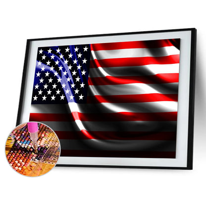 National Flag - Full Round Drill Diamond Painting 40*30CM