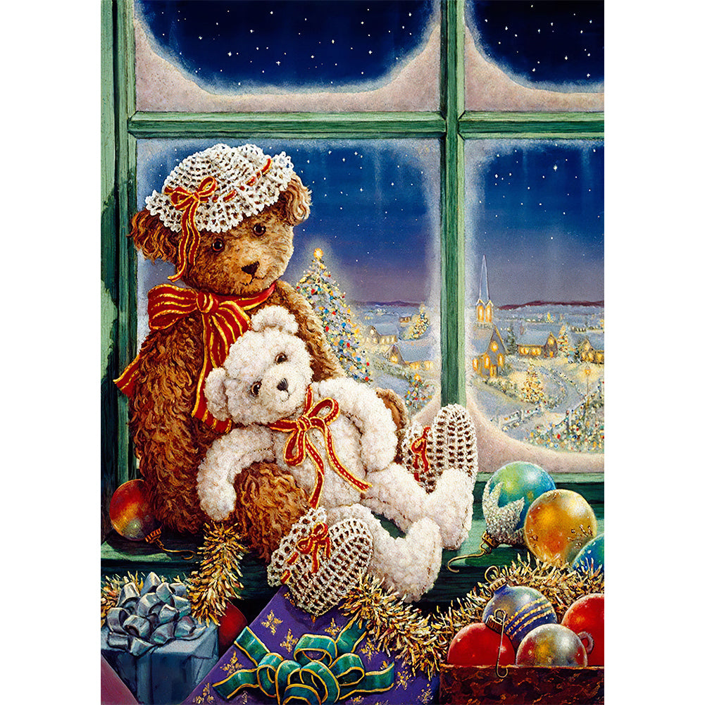 Toy Bear - Full Round Drill Diamond Painting 30*40CM