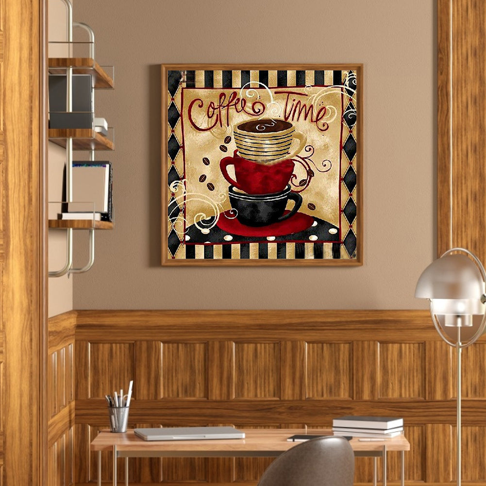 Coffee Cup - Full Square Drill Diamond Painting 30*30CM