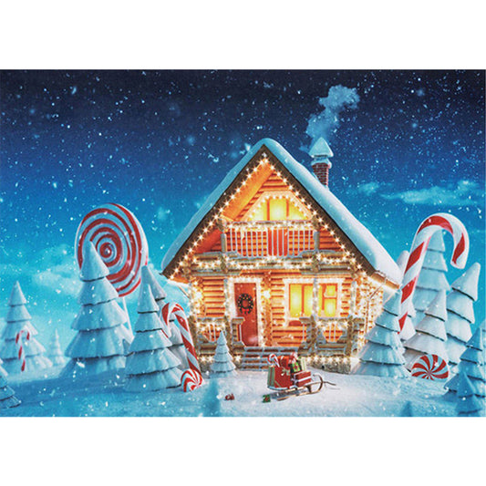 Candy House - Full Round Drill Diamond Painting 40*30CM