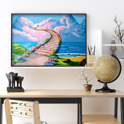 Heaven Stairway - Full Round Drill Diamond Painting 40*30CM