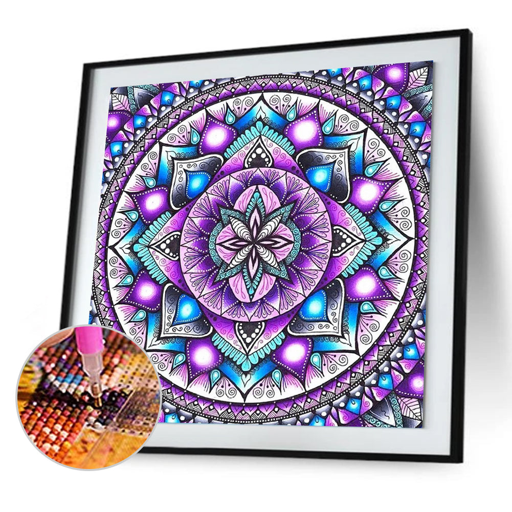 Datura Poster - Full Round Drill Diamond Painting 35*35CM