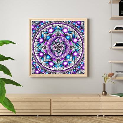 Datura Poster - Full Round Drill Diamond Painting 35*35CM