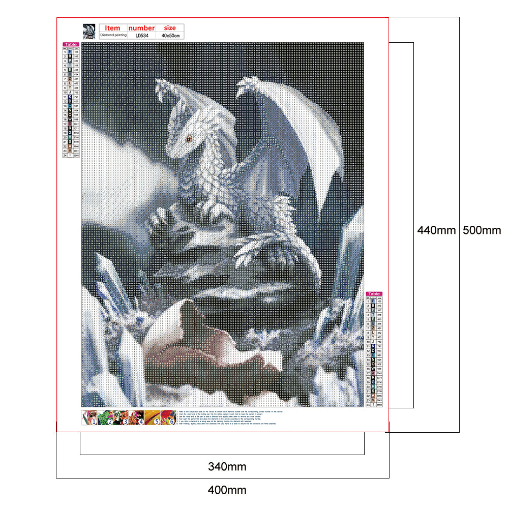 Dragon - Full Round Drill Diamond Painting 40*50CM