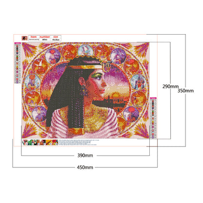 Cleopatra - Full Round Drill Diamond Painting 45*35CM