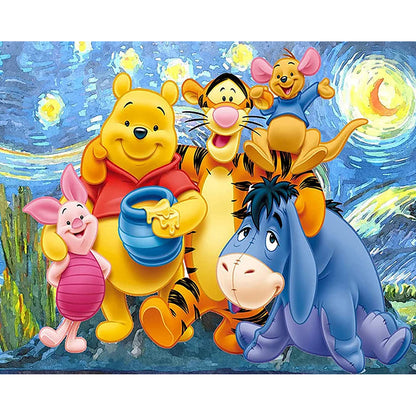 Bear Partner - Full Square Drill Diamond Painting 50*40CM