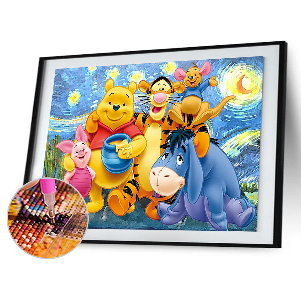 Bear Partner - Full Square Drill Diamond Painting 50*40CM