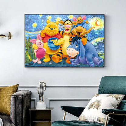 Bear Partner - Full Square Drill Diamond Painting 50*40CM