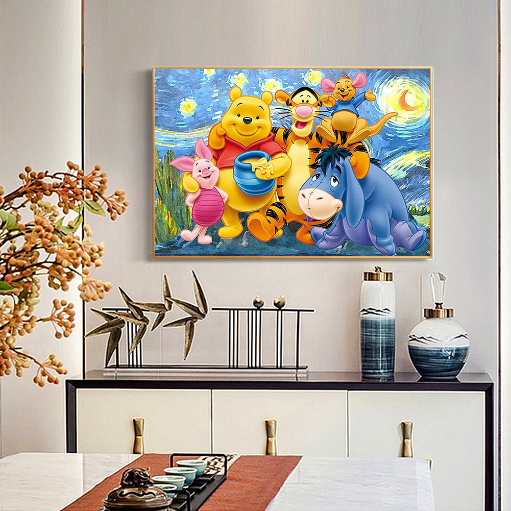 Bear Partner - Full Square Drill Diamond Painting 50*40CM