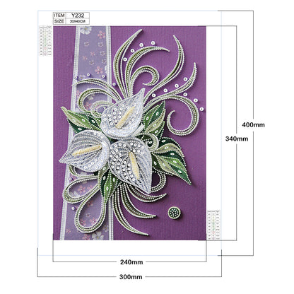 Paper Quilling - Special Shaped Drill Diamond Painting 30*40CM