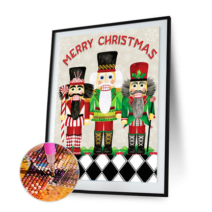 Christmas Nutcracker - Full Round Drill Diamond Painting 30*40CM