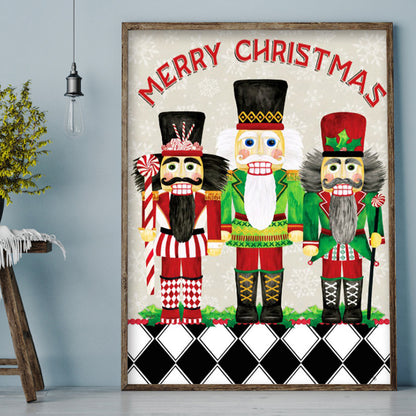 Christmas Nutcracker - Full Round Drill Diamond Painting 30*40CM