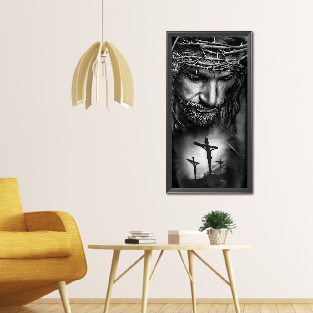 Jesus - Full Round Drill Diamond Painting 40*80CM