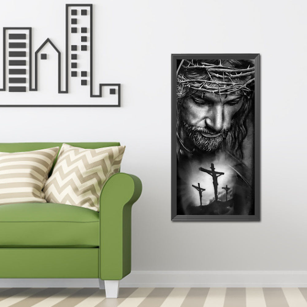 Jesus - Full Round Drill Diamond Painting 40*80CM