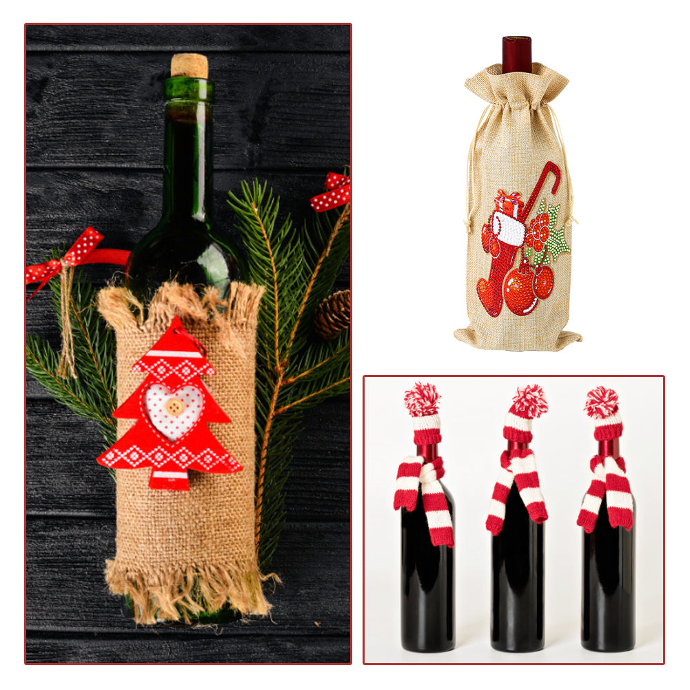 Diamond Painting Wine Bag 5D DIY Mosaic Special Shape Drill Bottle Bag