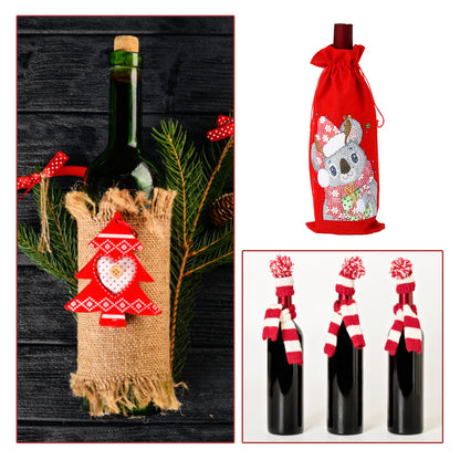 Diamond Painting Wine Bag 5D DIY Mosaic Special Shape Drill Bottle Bag