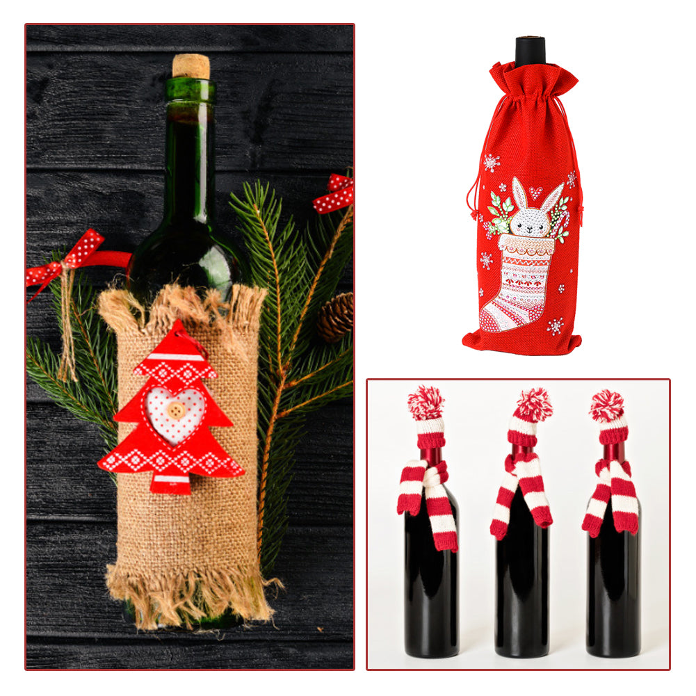 Diamond Painting Wine Bag 5D DIY Mosaic Special Shape Drill Bottle Bag