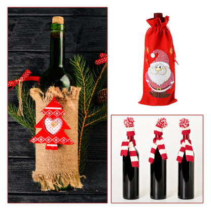 Diamond Painting Wine Bag 5D DIY Mosaic Special Shape Drill Bottle Bag