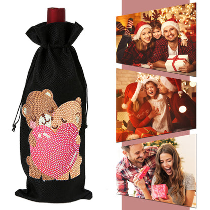 Diamond Painting Wine Bag 5D DIY Mosaic Special Shape Drill Bottle Bag