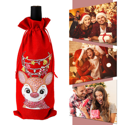 Diamond Painting Wine Bag 5D DIY Mosaic Special Shape Drill Bottle Bag