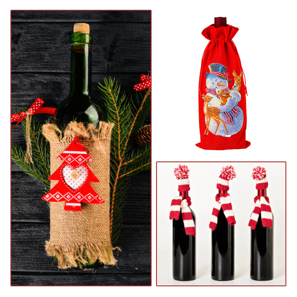 Diamond Painting Wine Bag 5D DIY Mosaic Special Shape Drill Bottle Bag