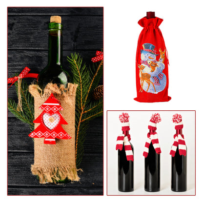 Diamond Painting Wine Bag 5D DIY Mosaic Special Shape Drill Bottle Bag