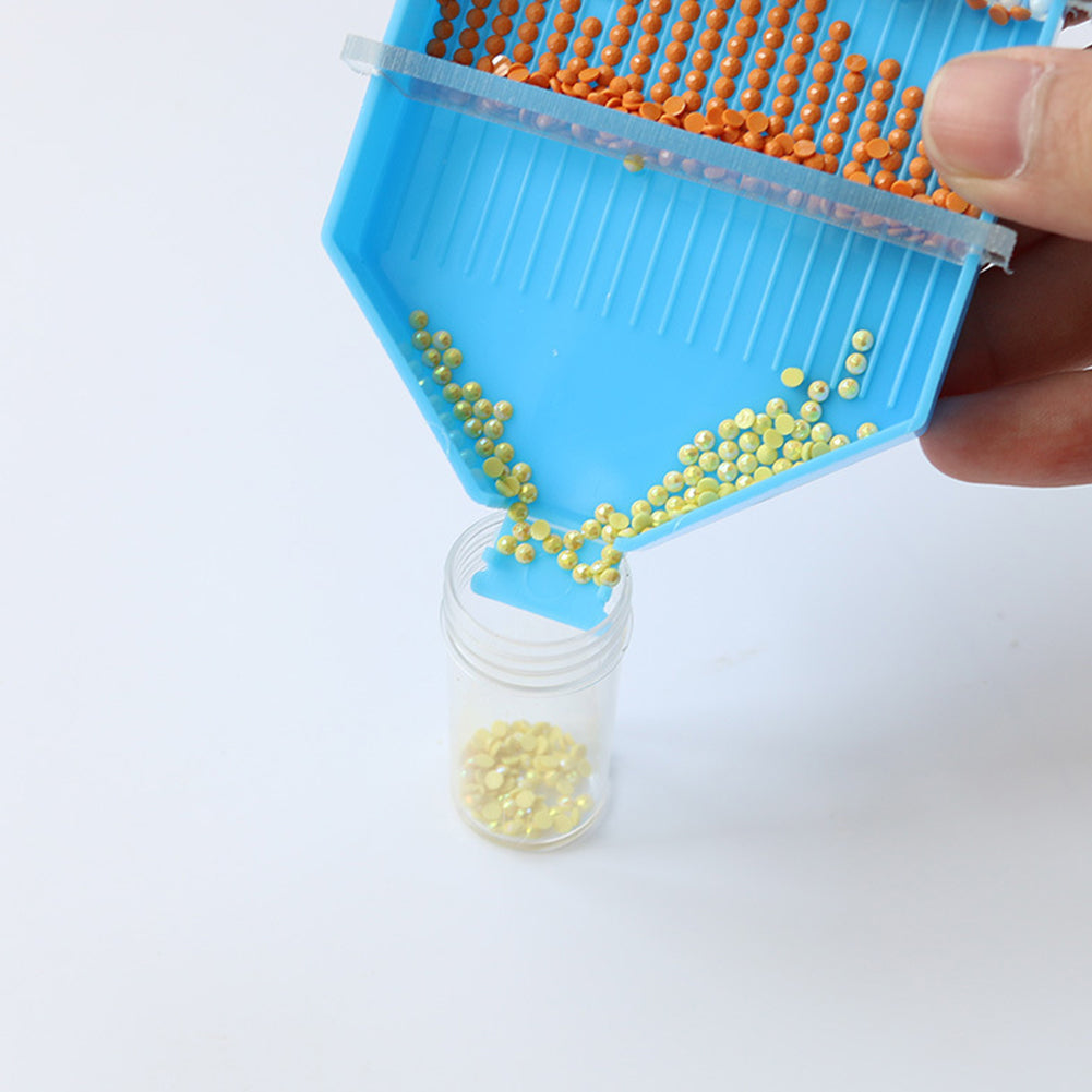 Diamond Painting Plastic Bead Sorting Trays with Slot Nail Art Dotting Tool