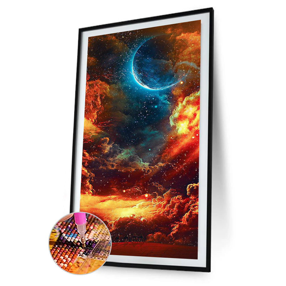 Universe Cloud - Full Round Drill Diamond Painting 40*80CM