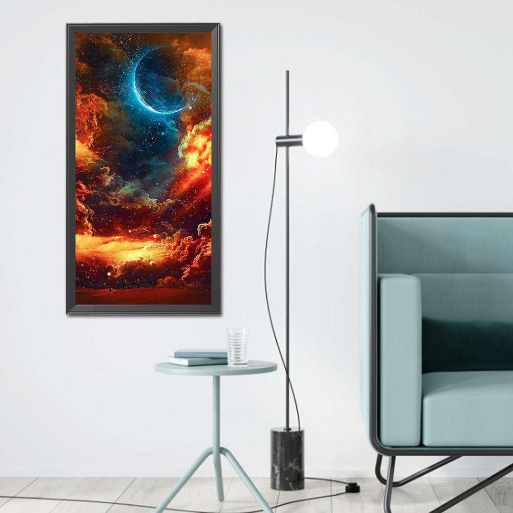 Universe Cloud - Full Round Drill Diamond Painting 40*80CM