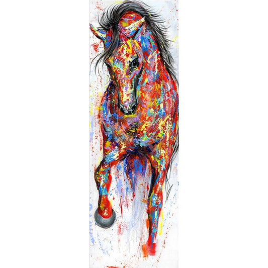 Colorful Horse - Full Round Drill Diamond Painting 30*90CM