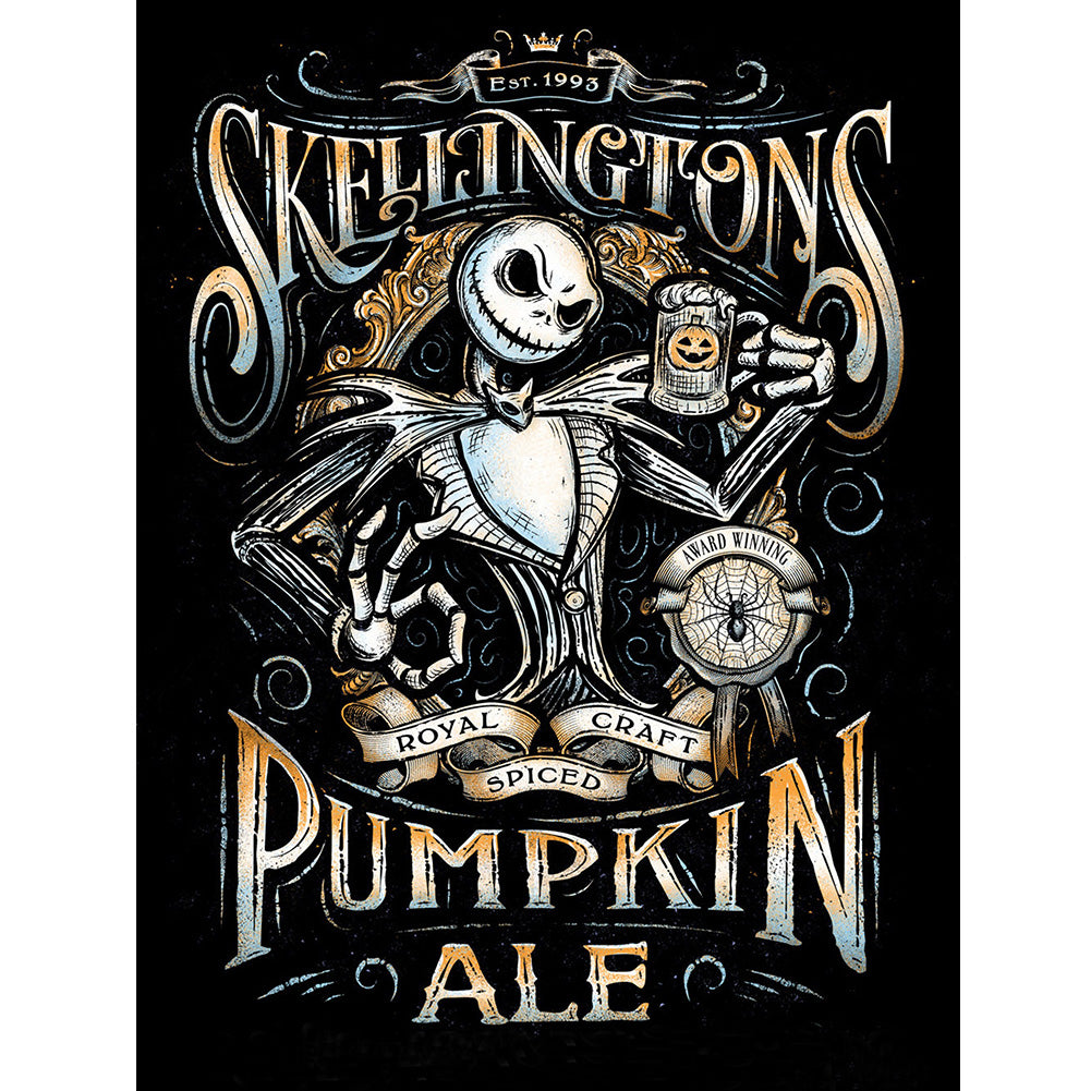 Halloween Jack - Full Round Drill Diamond Painting 30*40CM