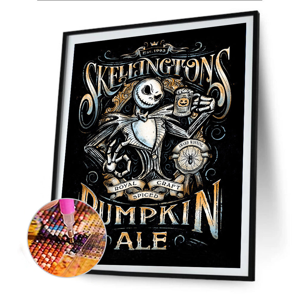 Halloween Jack - Full Round Drill Diamond Painting 30*40CM