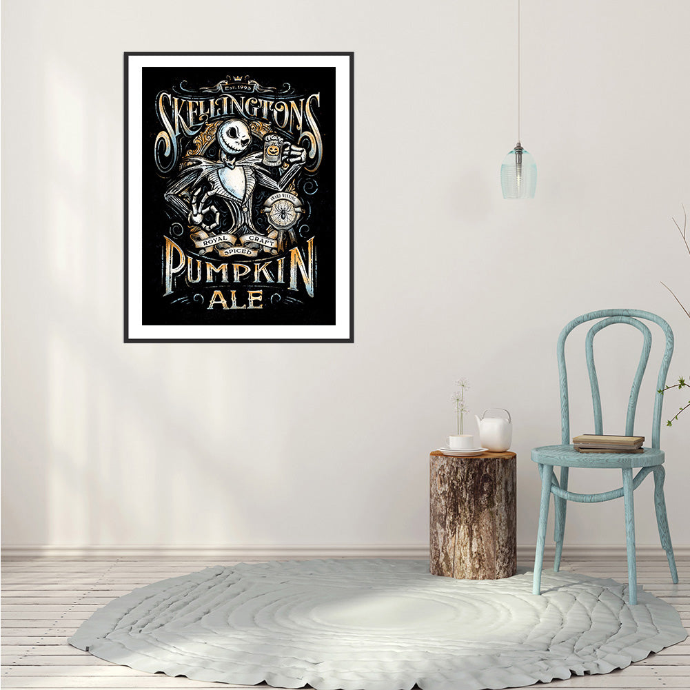 Halloween Jack - Full Round Drill Diamond Painting 30*40CM