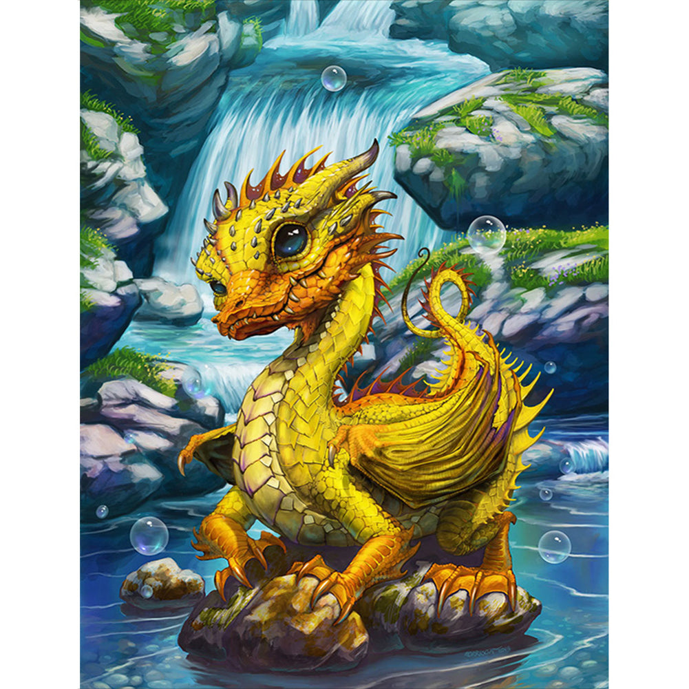 Dragon - Full Round Drill Diamond Painting 30*40CM