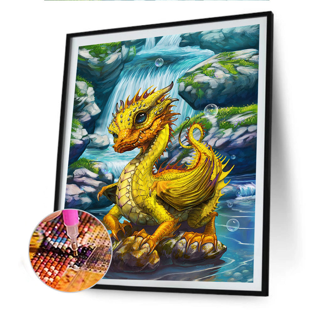 Dragon - Full Round Drill Diamond Painting 30*40CM