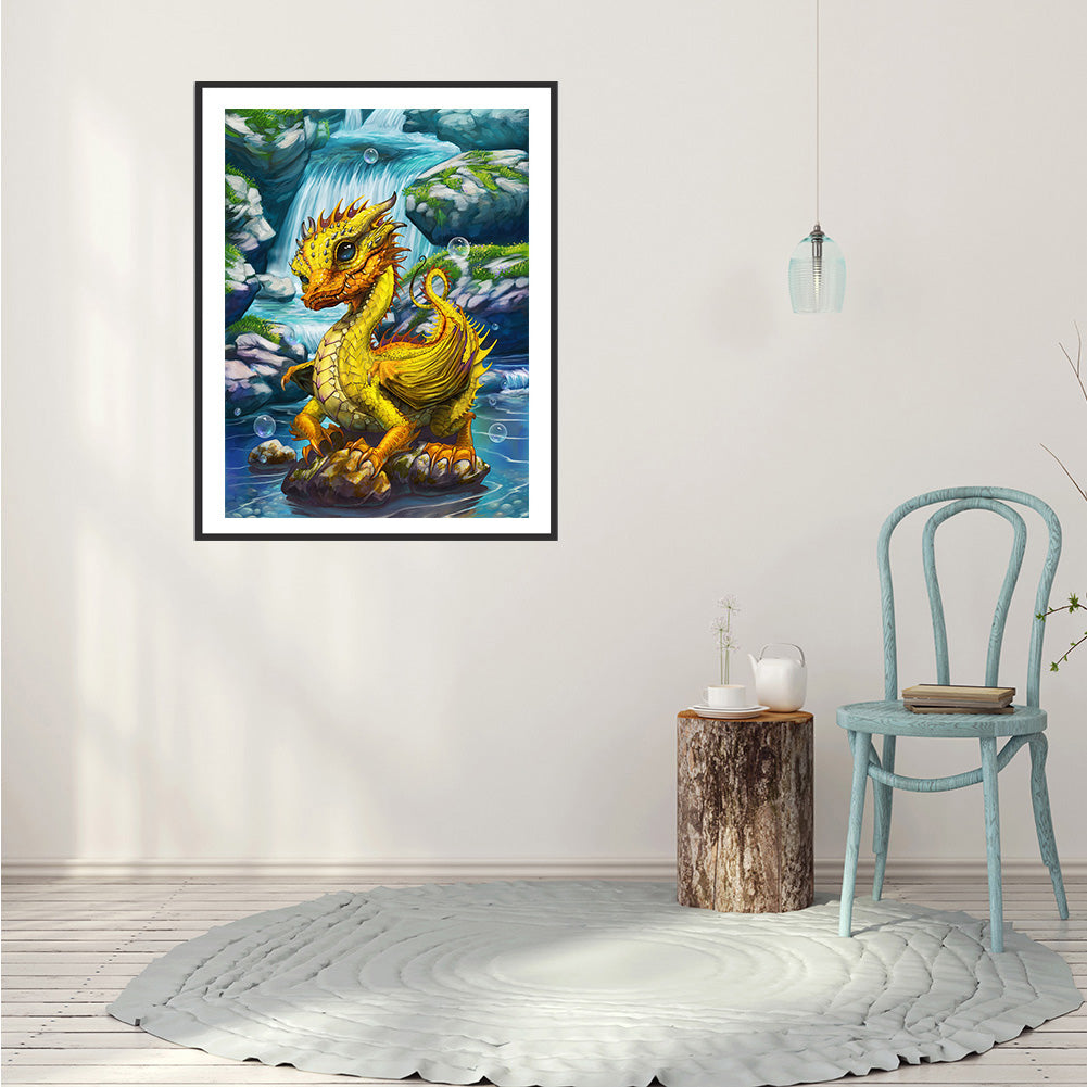 Dragon - Full Round Drill Diamond Painting 30*40CM