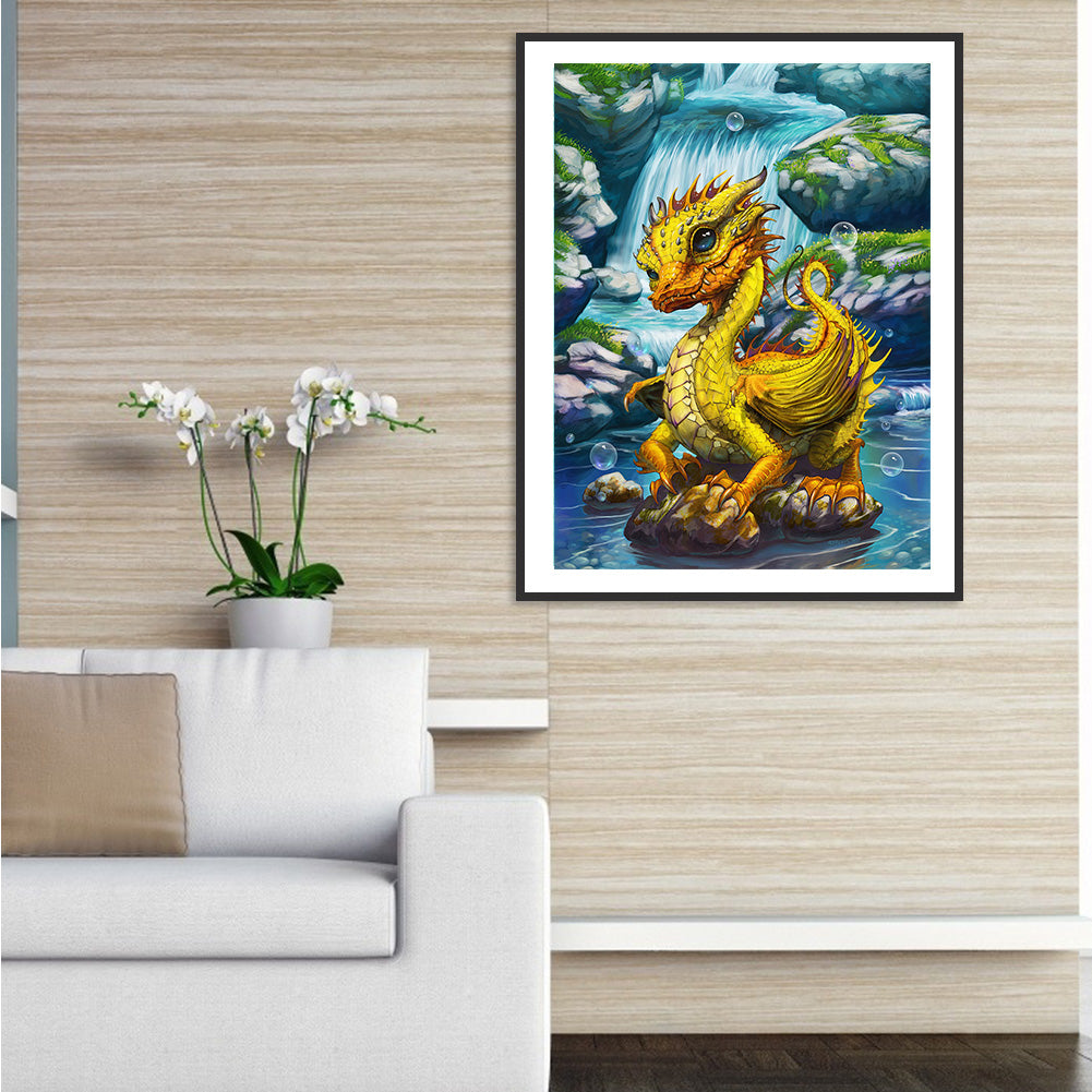 Dragon - Full Round Drill Diamond Painting 30*40CM