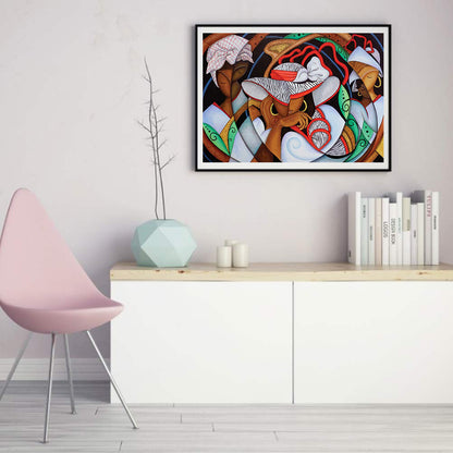 Abstract Painting - Full Round Drill Diamond Painting 70*50CM