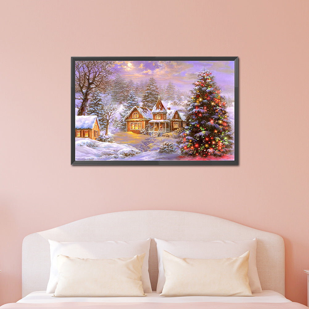 Christmas Town - Full Round Drill Diamond Painting 70*45CM