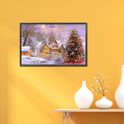 Christmas Town - Full Round Drill Diamond Painting 70*45CM