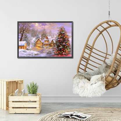 Christmas Town - Full Round Drill Diamond Painting 70*45CM