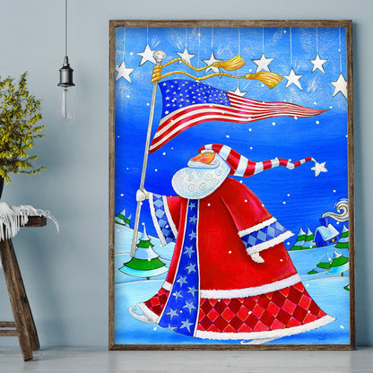 Santa - Full Round Drill Diamond Painting 30*40CM