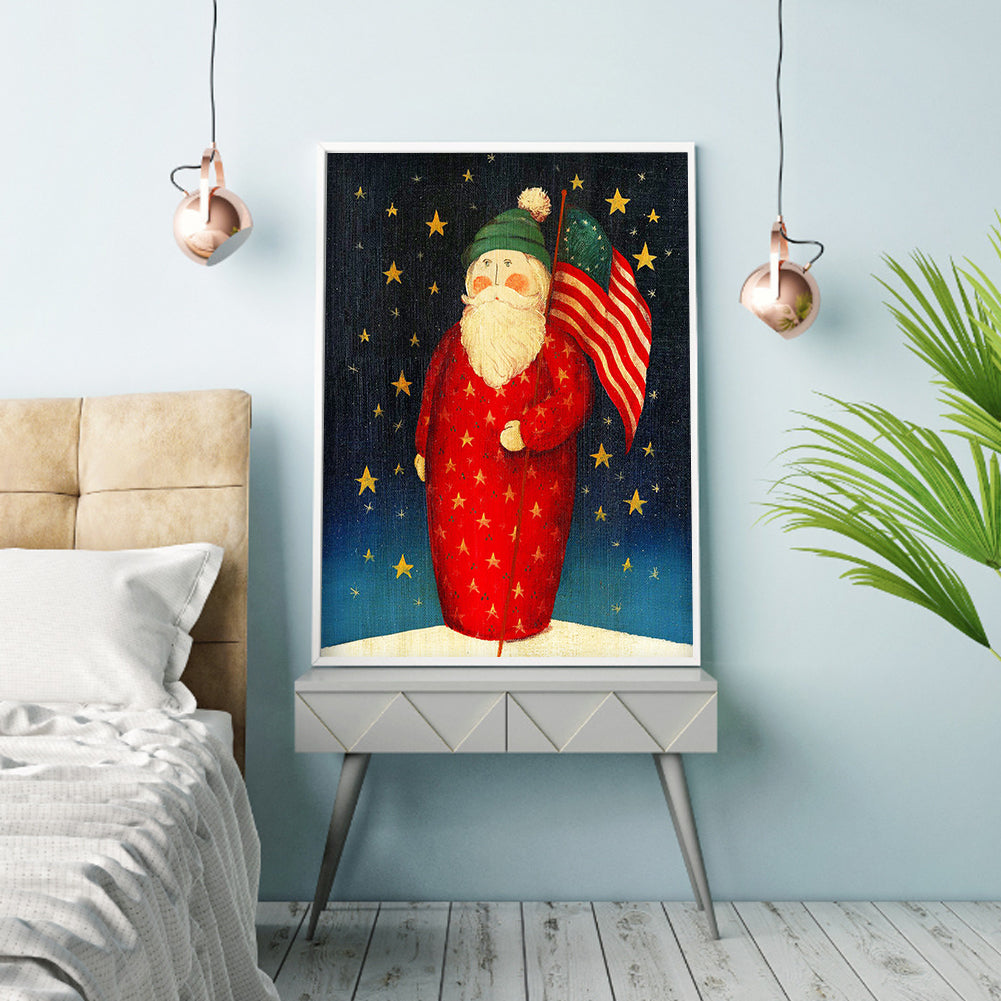 Santa - Full Round Drill Diamond Painting 30*40CM