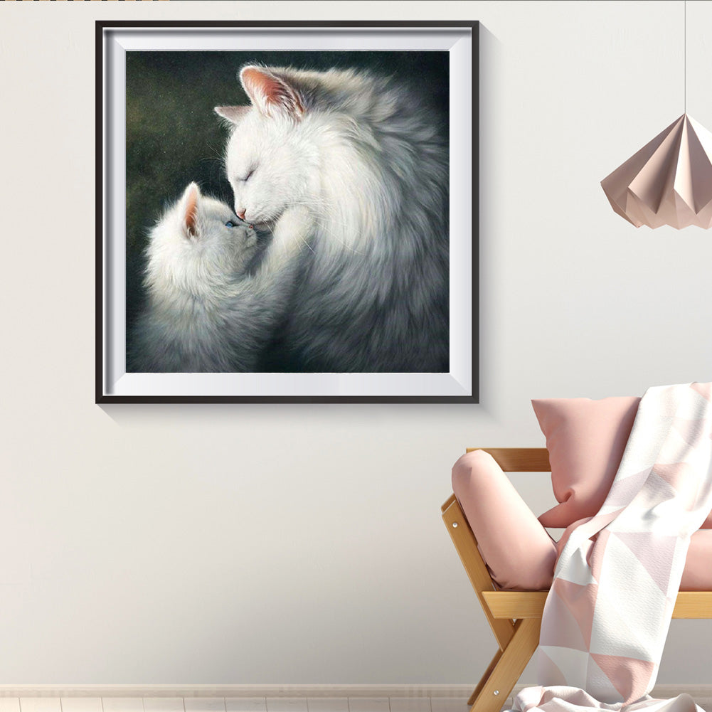 Cat - Full Square Drill Diamond Painting 30*30CM