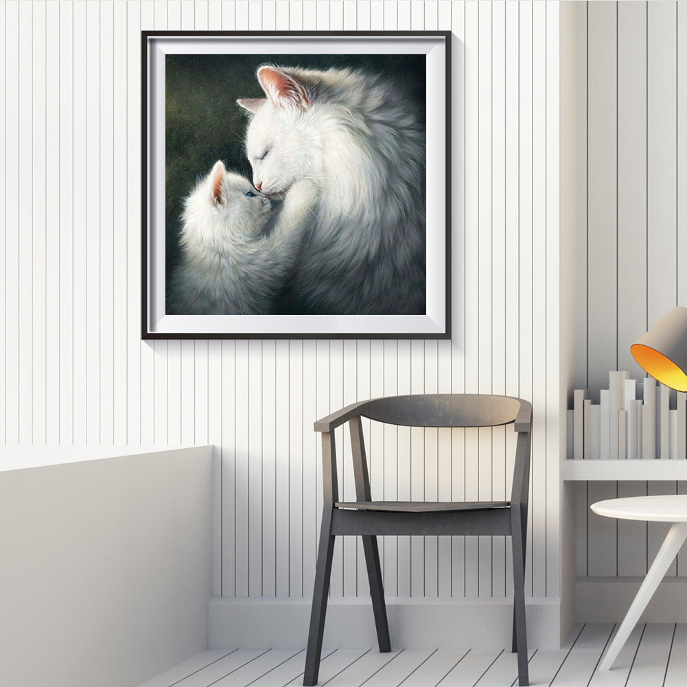 Cat - Full Square Drill Diamond Painting 30*30CM