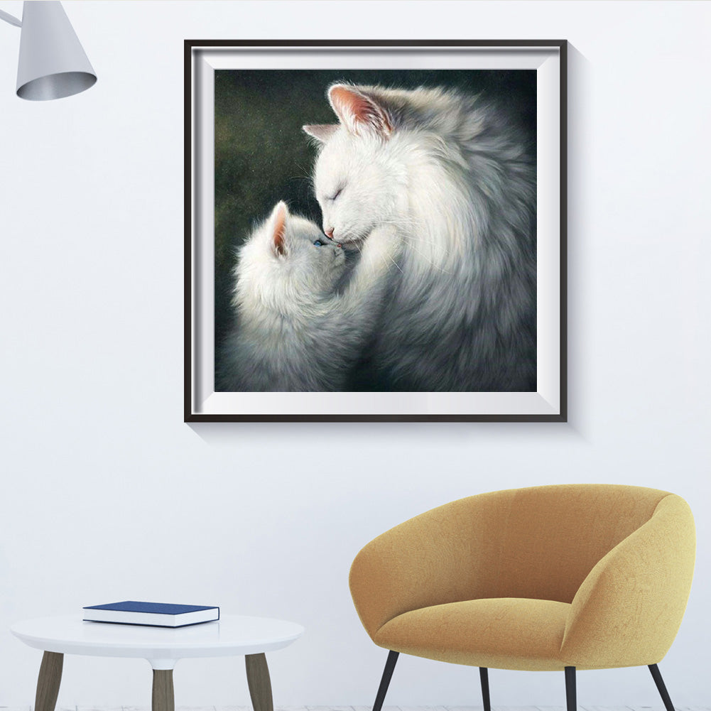 Cat - Full Square Drill Diamond Painting 30*30CM