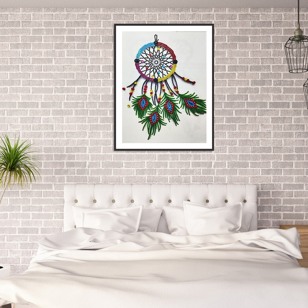 Dream Catcher - Special Shaped Drill Diamond Painting 30*40CM