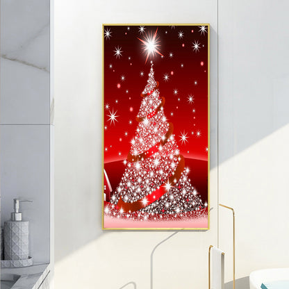 Christmas Tree - Full Round Drill Diamond Painting 40*80CM